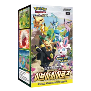 Display Eevee Heroes s6a, pokemon officiel coréen scellé