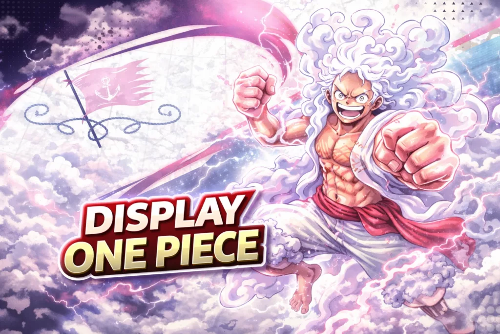 One Piece Card Game – Display visuel promotionnel